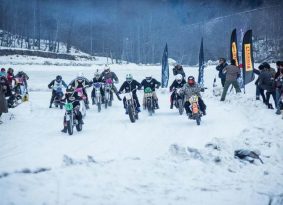 חגיגת אופנועים באירוע "רעידת שלג" איטלקי מוטרף