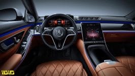 Mercedes-Benz S-Klasse, 2020, Studioaufnahme, Interieur: Leder Nappa Sienabraun // Mercedes-Benz S-Class, 2020, studio shot, interior: leather siena brown