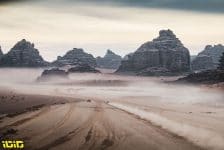 Landscape, Moto, Bike, action during the 10th stage of the Dakar 2021 between Neom and Al-Ula, in Saudi Arabia on January 13, 2021 - Photo Charly Lopez