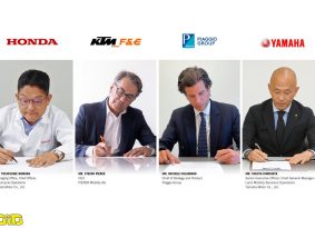 הסכם תאגיד הסוללות המתחלפות של הונדה, KTM, פיאג'ו וימאהה נחתם