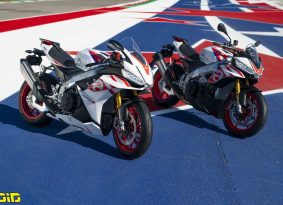 אפריליה: טואנו ו־RSV4 פקטורי בצבעי "Speed White"